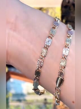 14 K Gold plated waterproof jewelry new